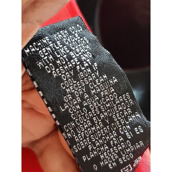 Spense Women's Solid Red Viscose V-Neck Sleeveless Long Maxi Dress Size X-Large - Picture 9 of 10